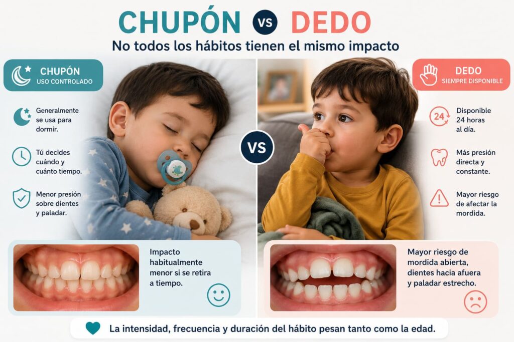 Chupon vs Dedo