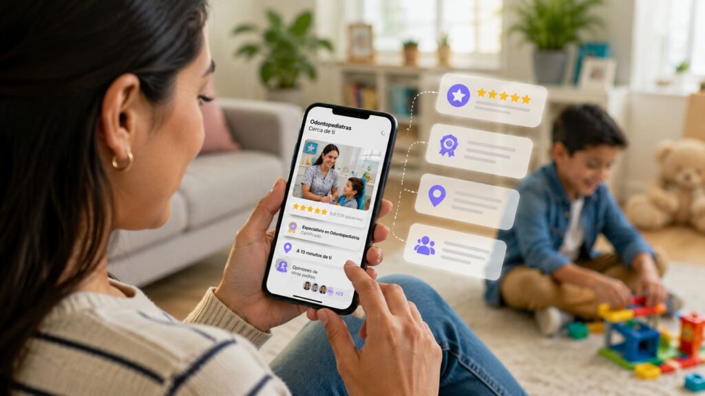 como buscar odontopediatra confiable